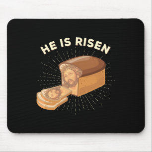 Han är Risen Jesus Kristus Påsk Pun Christian Brea Musmatta