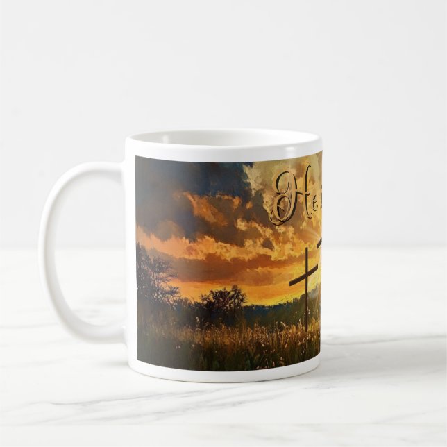 Han är Risen! Kaffemugg (Vänster)