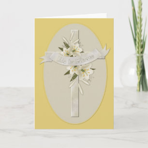 Han är Risen Kor Christian Påsk Greeting Card Helgkort