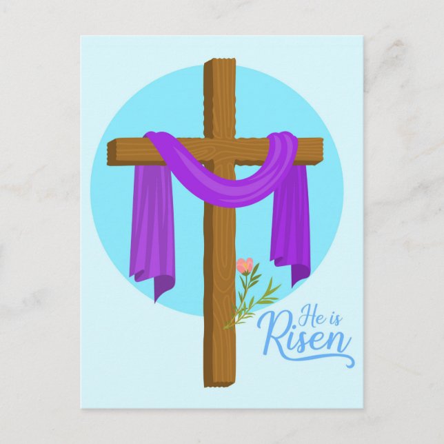 Han är Risen Kor Helg Vykort (Framsida)