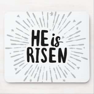 Han är Risen Kristus Risen Quotes Påsk Art Resu Musmatta