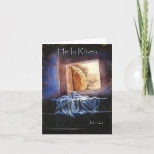 "Han är Risen" Notecard Kort