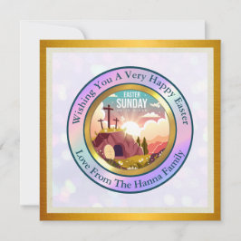 Han är Risen och Firande av Resurrection Söndag Inbjudningar