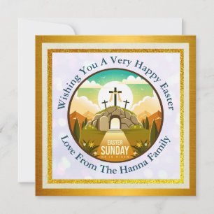 Han är Risen och Firande av Resurrection Söndag Spara Datumet