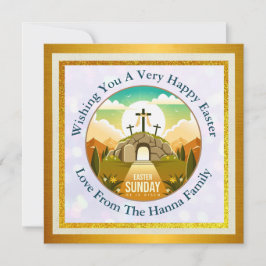 Han är Risen och Firande av Resurrection Söndag Spara Datumet