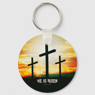 HAN ÄR RISEN - PÅSK ILLUSTRATION NYCKELRING
