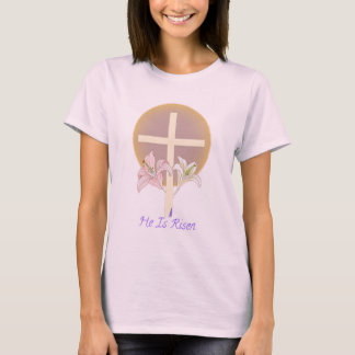 Han är Risen Påsk Kor Christian T Shirt