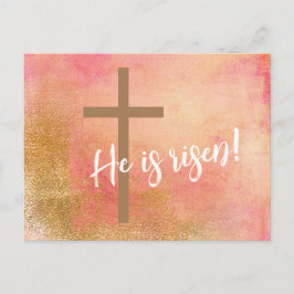Han är Risen Påsk Kor Helgdag Card Helg Vykort