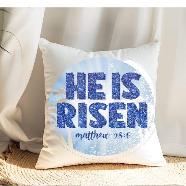 Han är Risen Påsk Kudde (Skapare uppladdad)