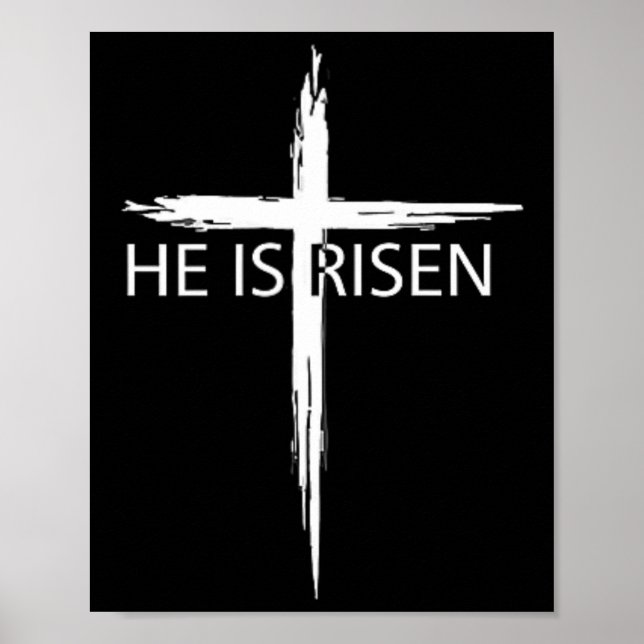 Han är Risen Pocket Christian Påsk Jesus Religiou Poster (Framsidan)