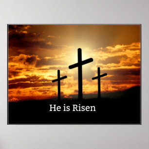 Han är Risen. Poster