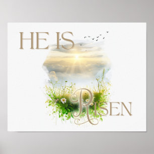 "Han är Risen" Poster Påsk