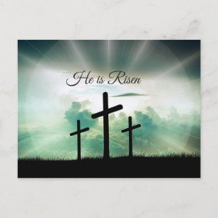 Han är Risen, Religiösa Kor Påsk vykort