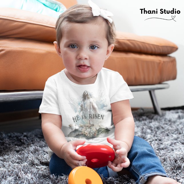 Han är Risen Religiösa Påsk Christian Kor T Shirt (Skapare uppladdad)