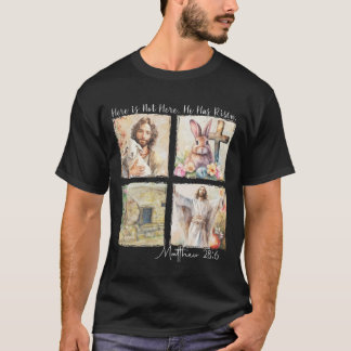 Han är Risen Shirt Påsk Christian Kor T