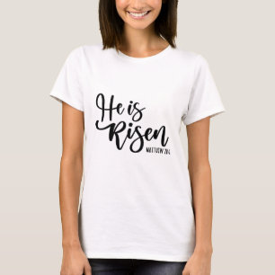 Han är Risen Women's T-Shirt Black & White
