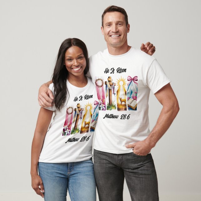 Han är riserad t shirt (Unisex)
