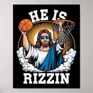 Han är Rizzen rolig påsk söndag Sketll Meme Poster