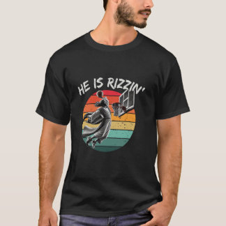 Han är Rizzin Funny Jesus som spelar basketbollens T Shirt