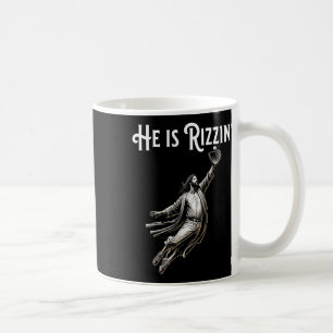 Han är Rizzin Jesus som spelar Baseball Roligt Spo Kaffemugg