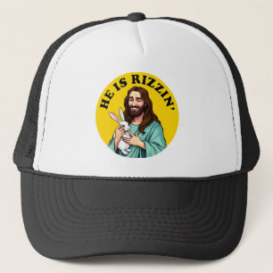 Han är Rizzin Lusnyj Jesus Christian Påsk Dag Keps