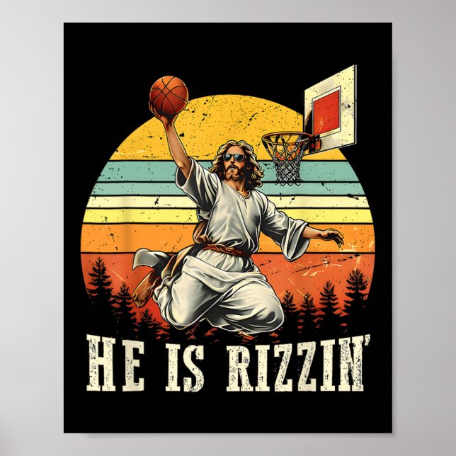 Han är Rizzin Påsk Bysketll Christian Poster (Framsidan)
