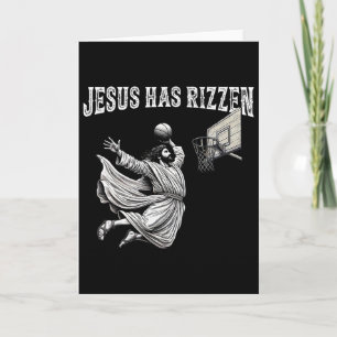 Han är Rizzin rolig Jesus Bysketbyll Meme - Uni-ad Kort