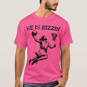 Han är Rizzin' underliga Jesus som spelar basketbo T Shirt
