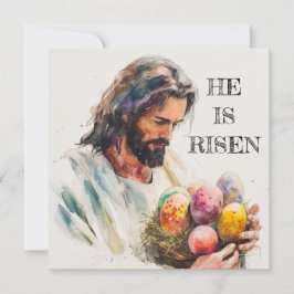 Han är rysk Jesus hälsningskort, Glad påsk Julkort