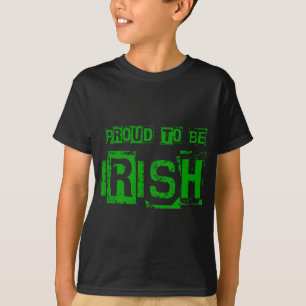 Han är stolt över att vara iriska St. Patrick Day- T Shirt