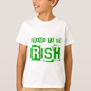 Han är stolt över att vara iriska St. Patrick Day- Tee Shirt