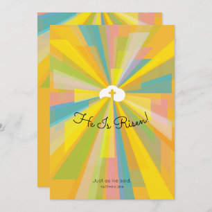 Han är tjänste- inbjudningar för uppstigen påsk