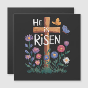 Han är Uppstånden Jesus Blommig Kristen Påsk