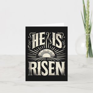 Han är Uppstånden Jesus Gud Kristen Sol Uppståndel Kort