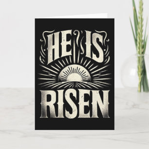 Han är Uppstånden Jesus Gud Kristna Solen Uppstånd Kort
