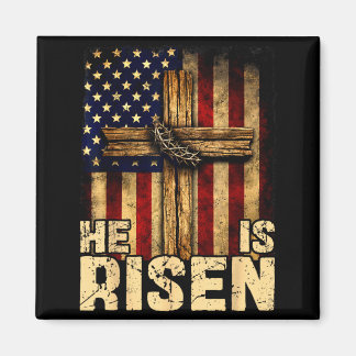Han är uppstånden jesus kristen gud religiös påskH Magnet