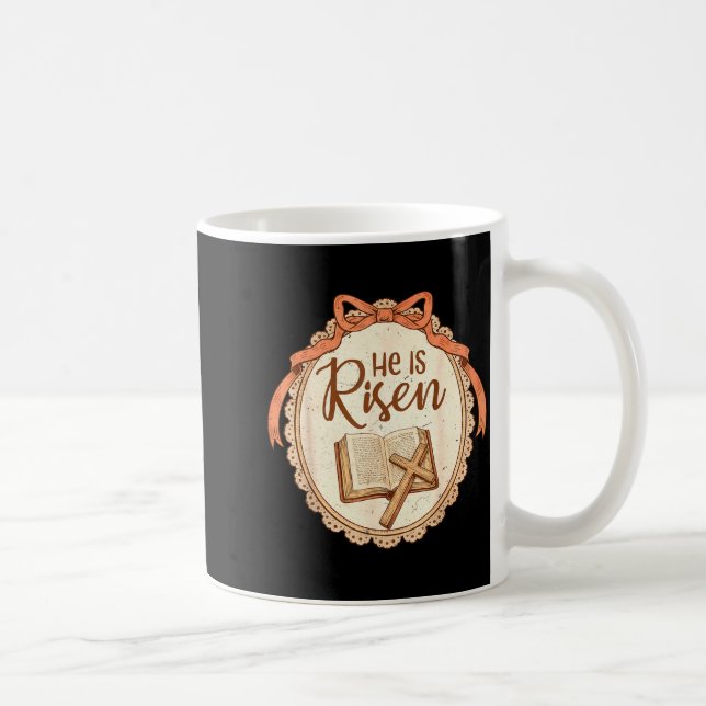 Han är Uppstånden Jesus Kristi För Kvinnor Barn Mä Kaffemugg (Höger)