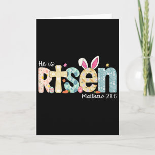 Han är uppstånden Jesus Kristna glädjeströssel dag Kort