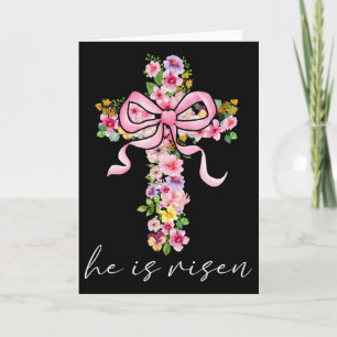 Han är uppstånden Jesus Kristna Kokett Båge Glad P Kort