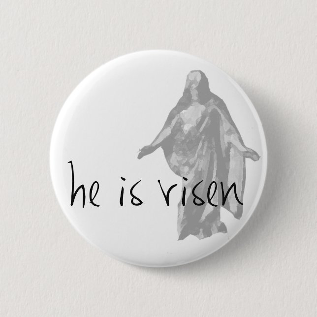han är uppstånden jesus kristus påsk lds mormon knapp (Framsida)