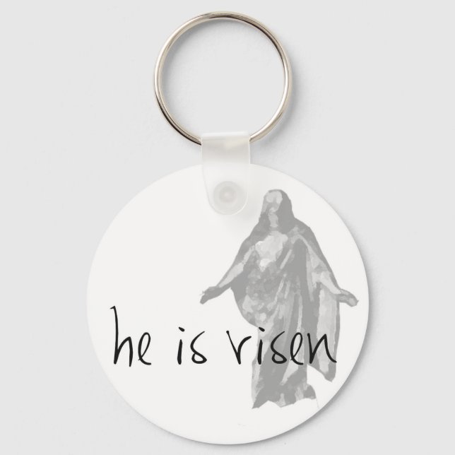 han är uppstånden jesus kristus påsk mormon nyckelring (Framsida)