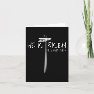 Han är Uppstånden Jesus Påsk Kristet Tro Gift Kort