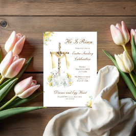 Han är Uppstånden kristen påsk Inbjudningar