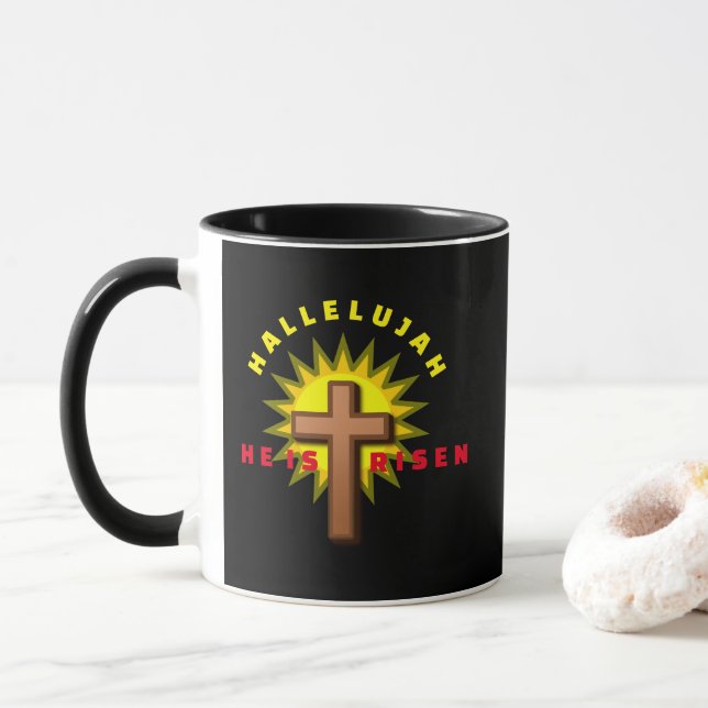 "HAN ÄR UPPSTÅNDEN" MUGG (Med munk)