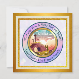 Han är uppstånden och firande av påskdagen inbjudningar