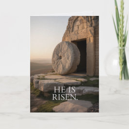 Han är Uppstånden Påsk Bulk Kyrka Välkomstkort Kort