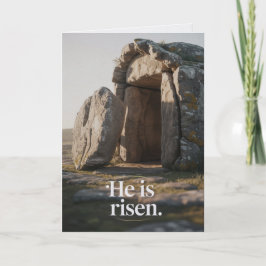 Han är Uppstånden Påsk Bulk Kyrka Välkomstkort Kort