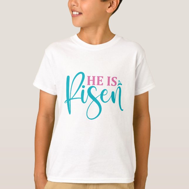 Han är uppstånden - Påsk T Shirt (Framsida)
