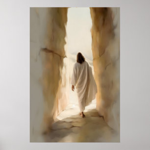 Han är Uppstånden Påskmålning Jesus Kristus Död Poster