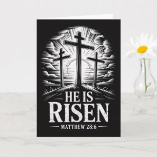 Han är uppstånden Påskmässa Bulk Kyrkograttulation Kort
